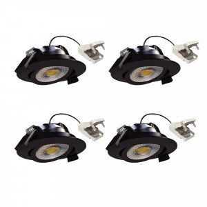 Runder Einbauspot Decke Weiß dimmbar 82 cm