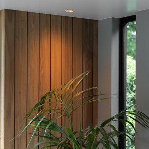 Einbauspot weiß Ivar Kupferring dimmbare LED