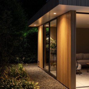 Runder Einbauspot Ivar Decke Weiß dimmbar 90mm