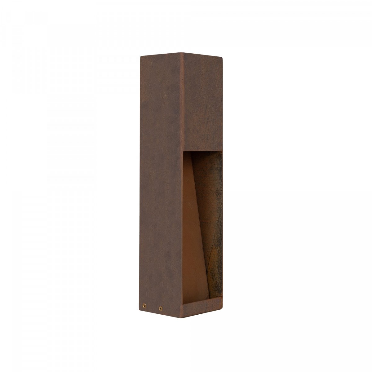 Gartenlampe – Cortenstahl – quadratisch – modern – GU10