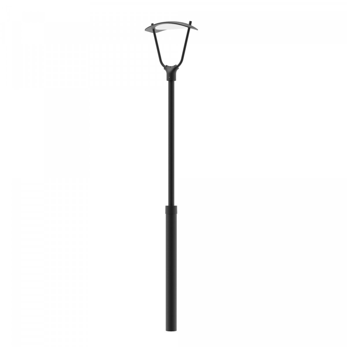 Außenlampe Bern Laterne schwarzes Aluminium modern