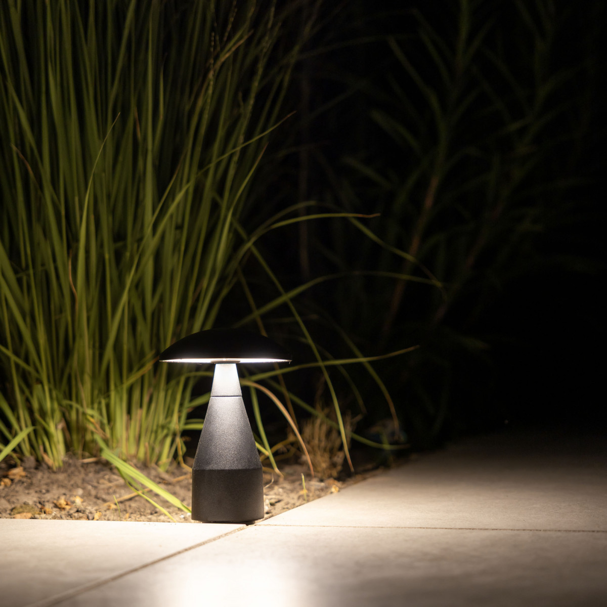 Schwarz Jazzy Gartenlampe small Aluminium IP65