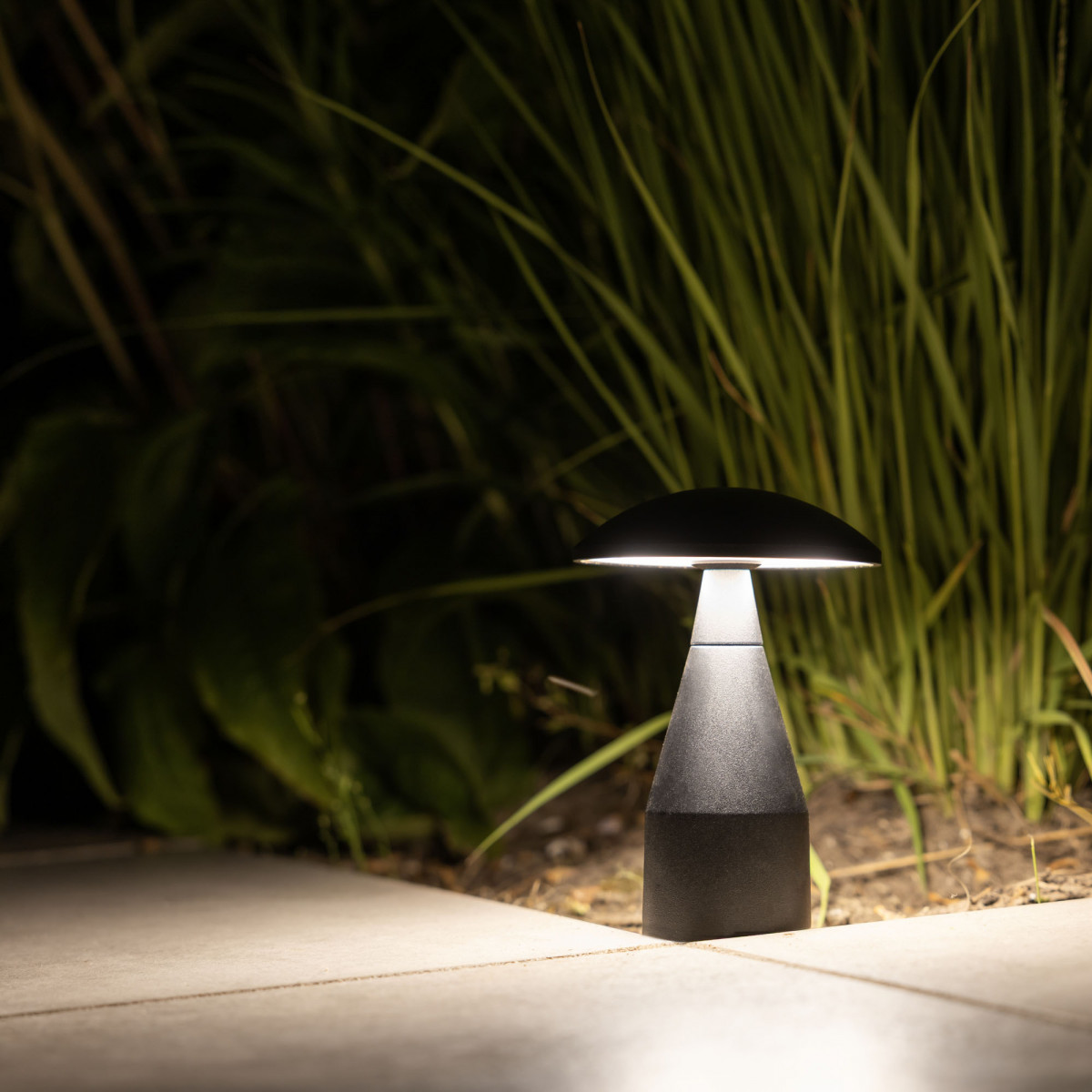 Schwarz Jazzy Gartenlampe small Aluminium IP65