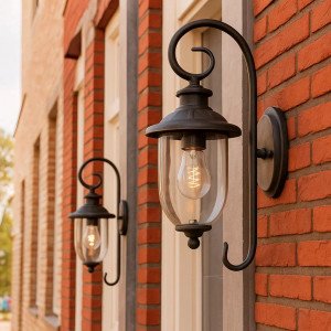 Außenleuchte Elzas rostbraun E27 Wandleuchte Außenleuchte Elzas rostbraun E27 Wandleuchte