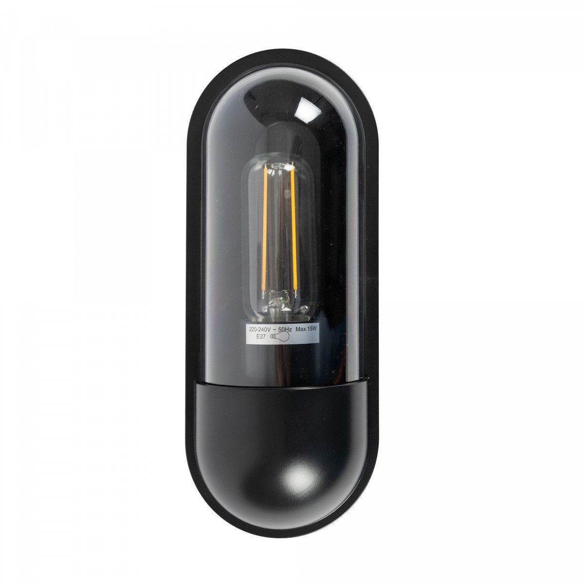 Außenlampe Eye Wandleuchte schwarz moderne Gartenbeleuchtung