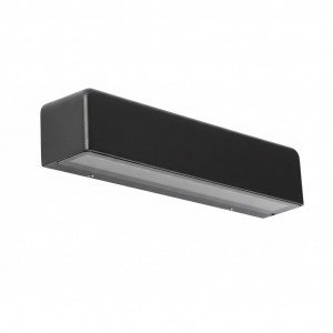 Außenleuchte Warwick Wandleuchte Schwarz Aluminium Modern
