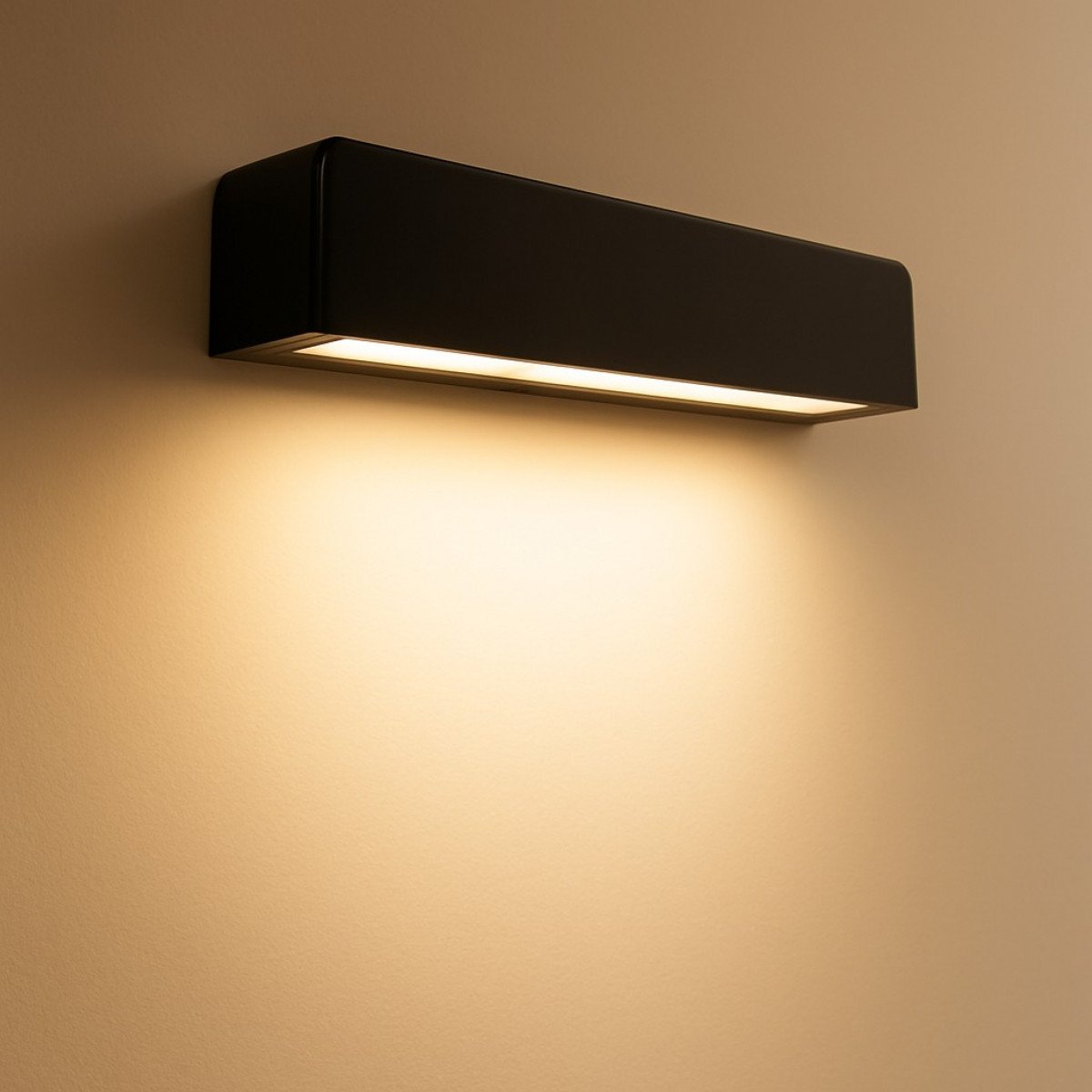 Außenleuchte Warwick Wandleuchte Schwarz Aluminium Modern
