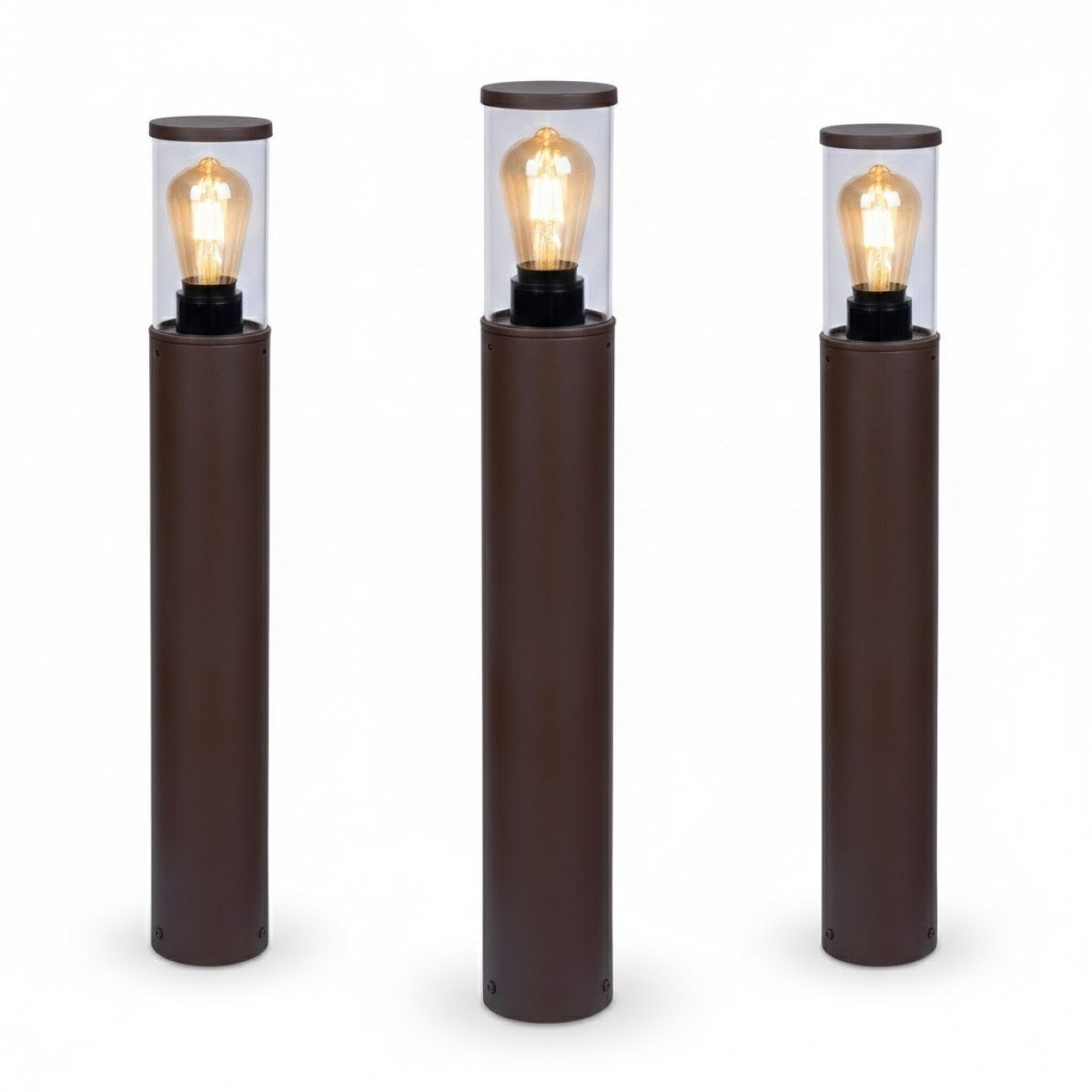 Außenleuchte Brunswick Gartenlampe Schwarz Aluminium