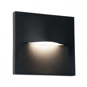 Außenleuchte Paxton Downlighter Schwarz Aluminium Modern