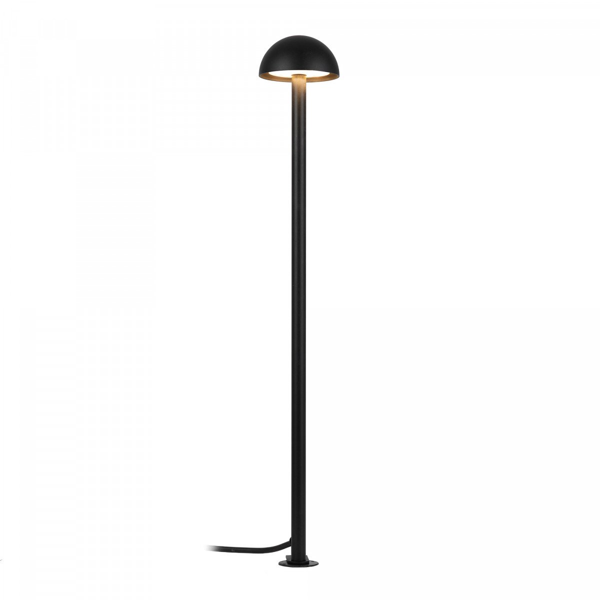 Schwarze Lina Gartenlampe 60cm Aluminium IP65