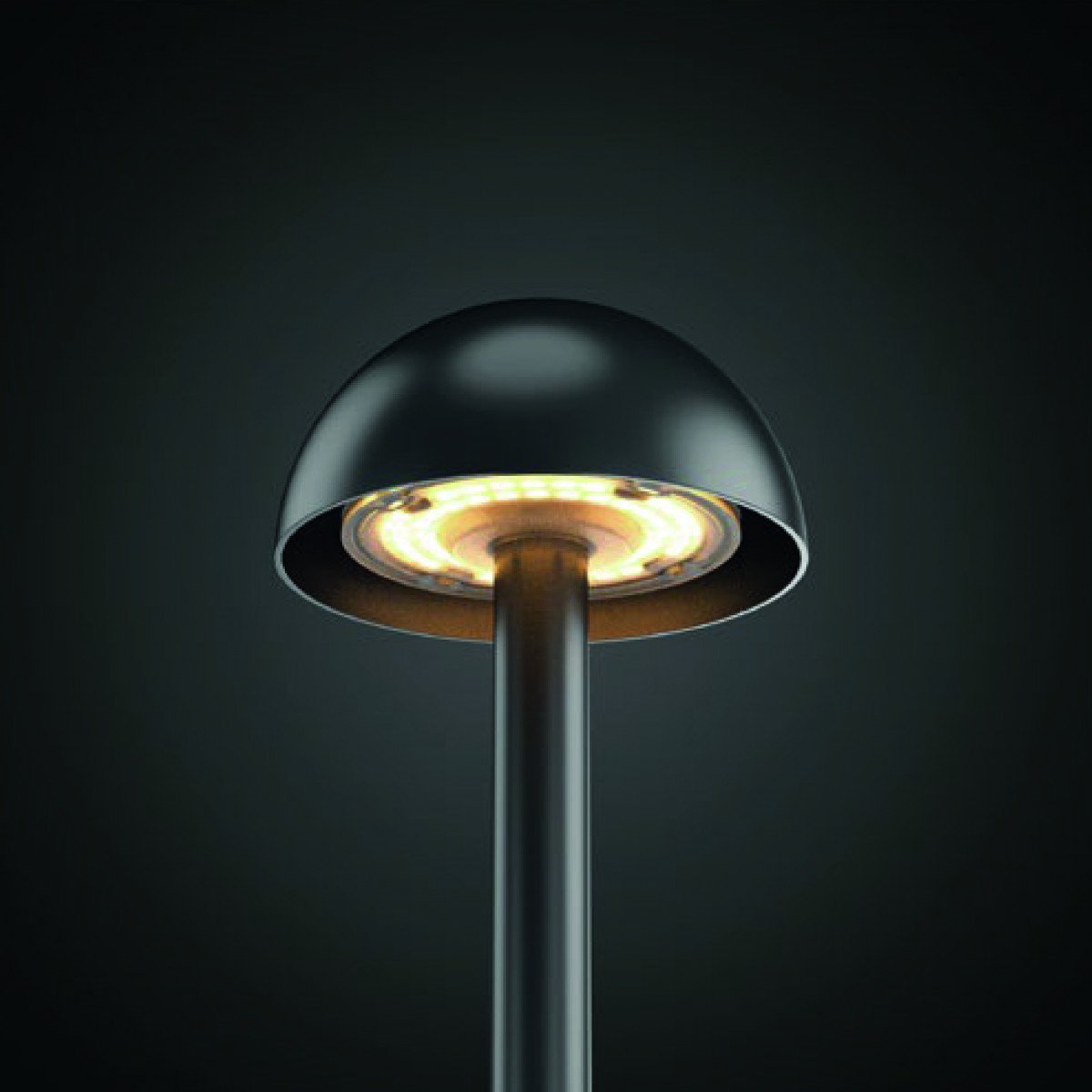 Schwarze Lina Gartenlampe 60cm Aluminium IP65