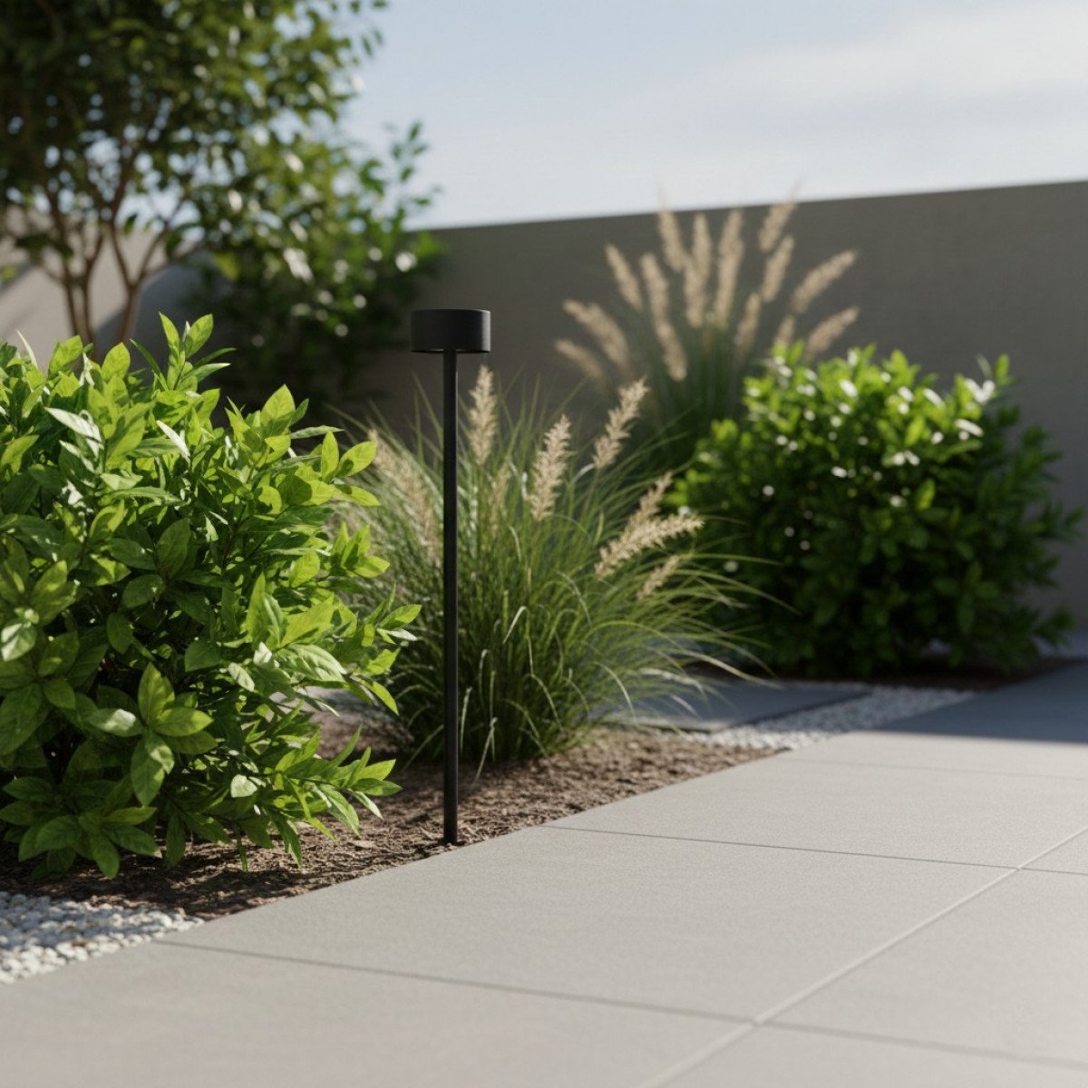 Schwarz Ayla Gartenlampe 60cm Aluminium IP65