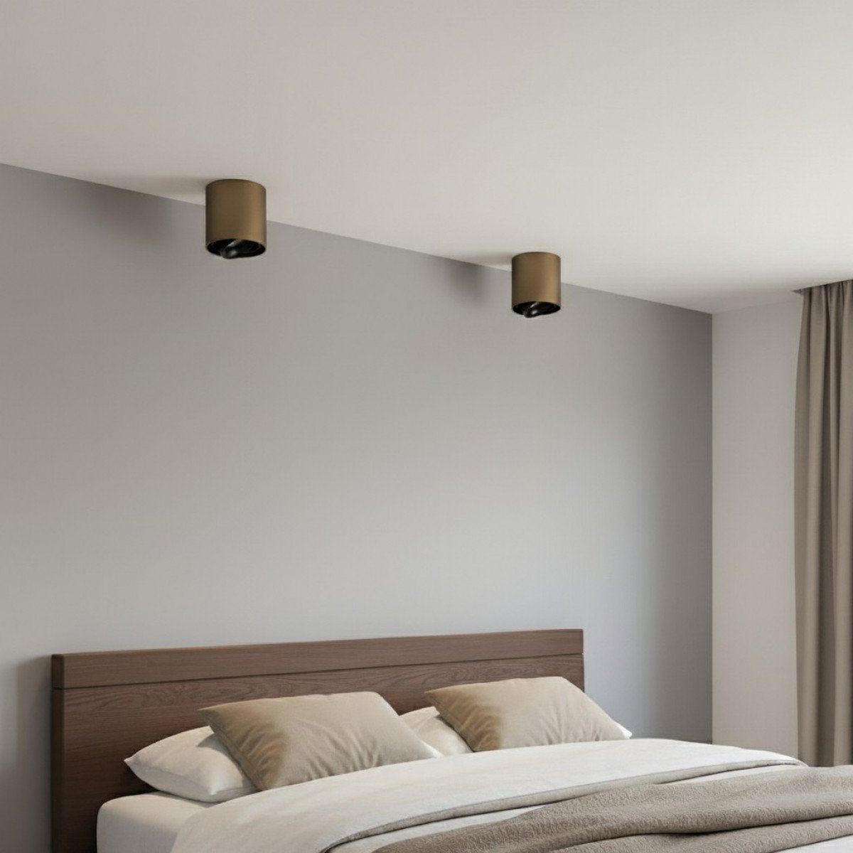 Innenbeleuchtung Oliver Aufbau-Spot Bronze modern