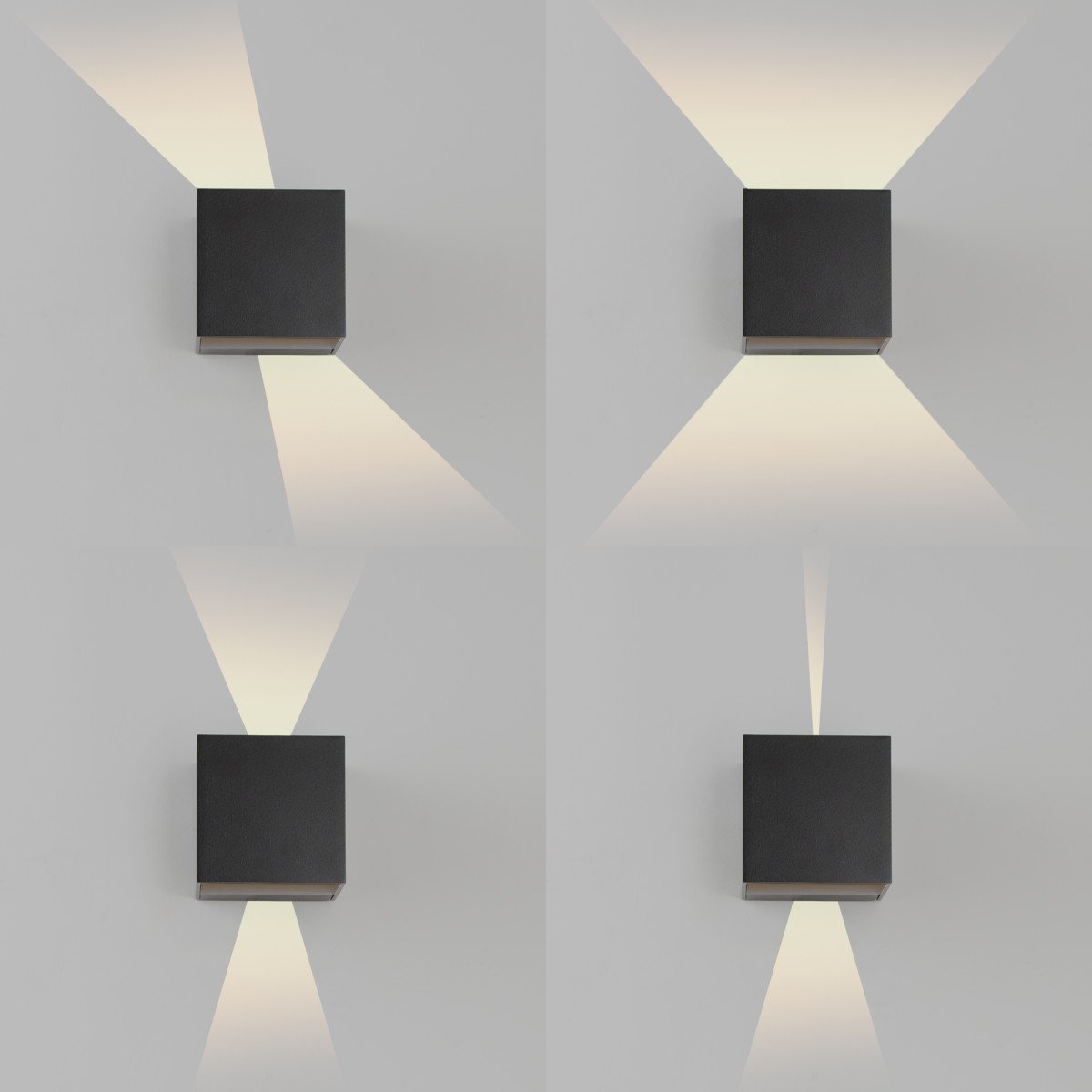 Außenlampe Brian Wandleuchte schwarz LED modern