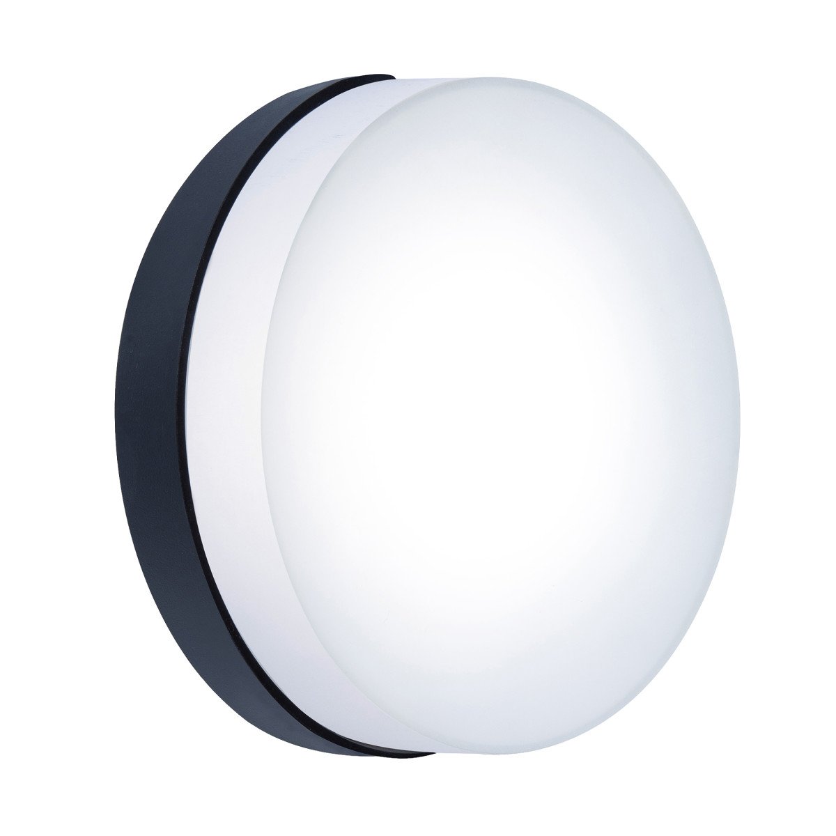 Außenlampe Cedric Wandleuchte schwarz Aluminium modern