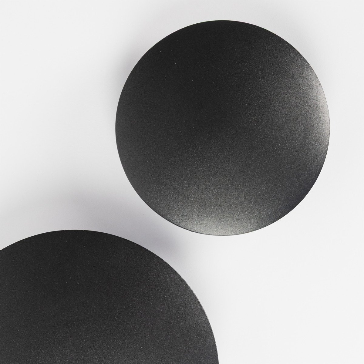 Außenleuchte Eclips Wandleuchte Small Schwarz Aluminium Modern