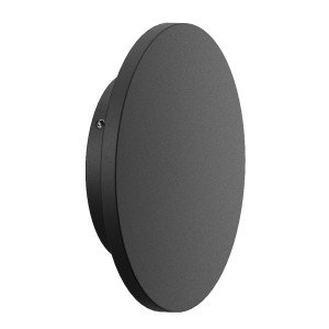 Außenleuchte Eclips Wandleuchte Small Schwarz Aluminium Modern