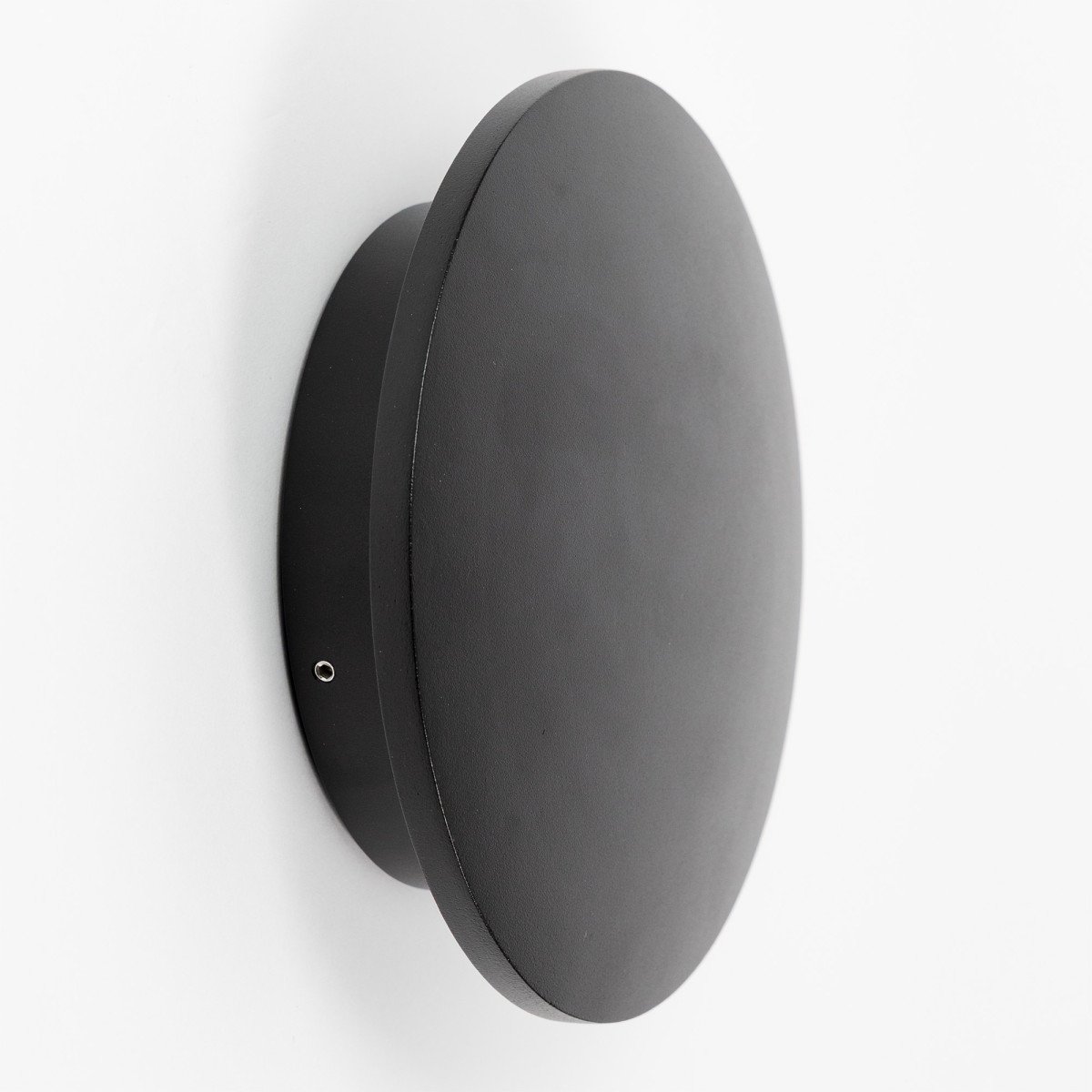 Außenleuchte Eclips Wandleuchte Mittel Schwarz Aluminium Modern