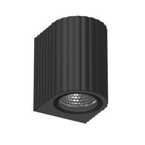 Außenleuchte Oscar Wandleuchte Schwarz GU10 Modern