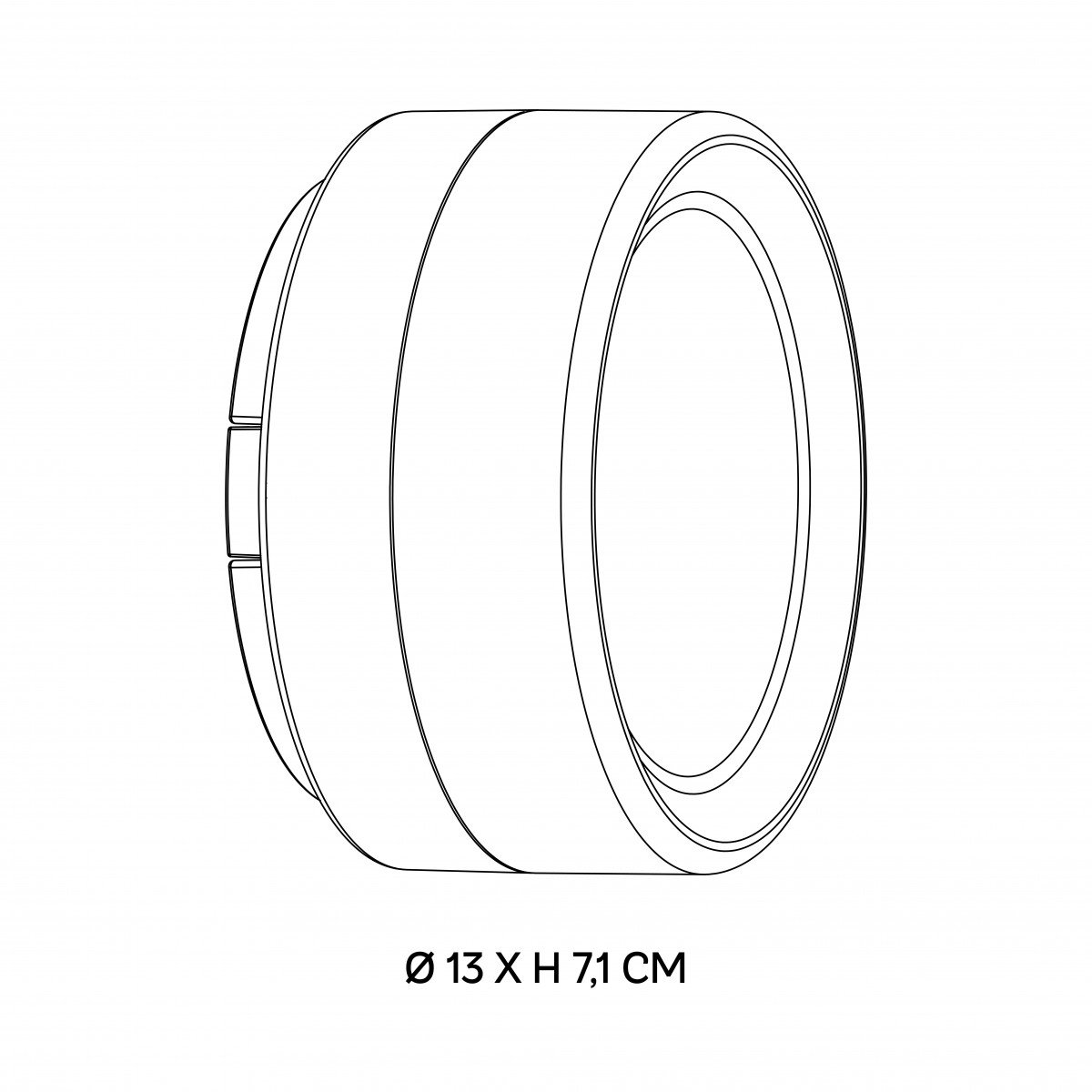 Innenlampe Mason Wandleuchte Deckenleuchte schwarz