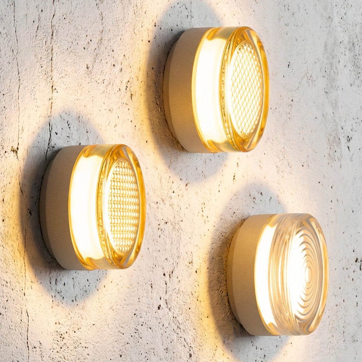 Innenlampe Nolan Wandleuchte Deckenleuchte champagne