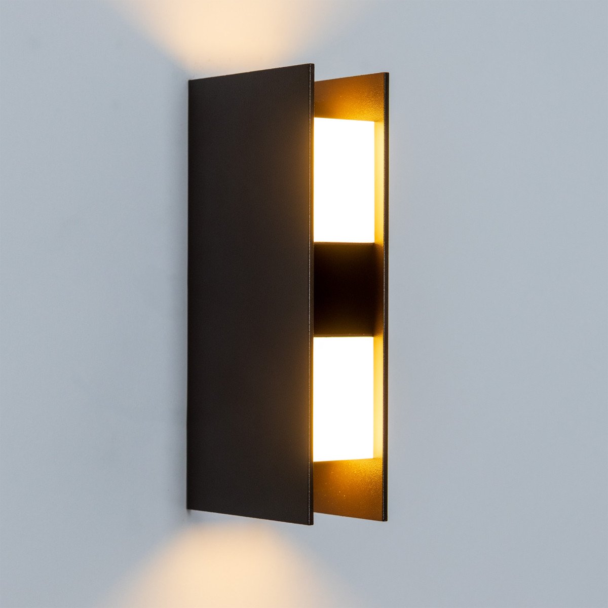 Außenleuchte Forms Wandleuchte Schwarzbraun modern