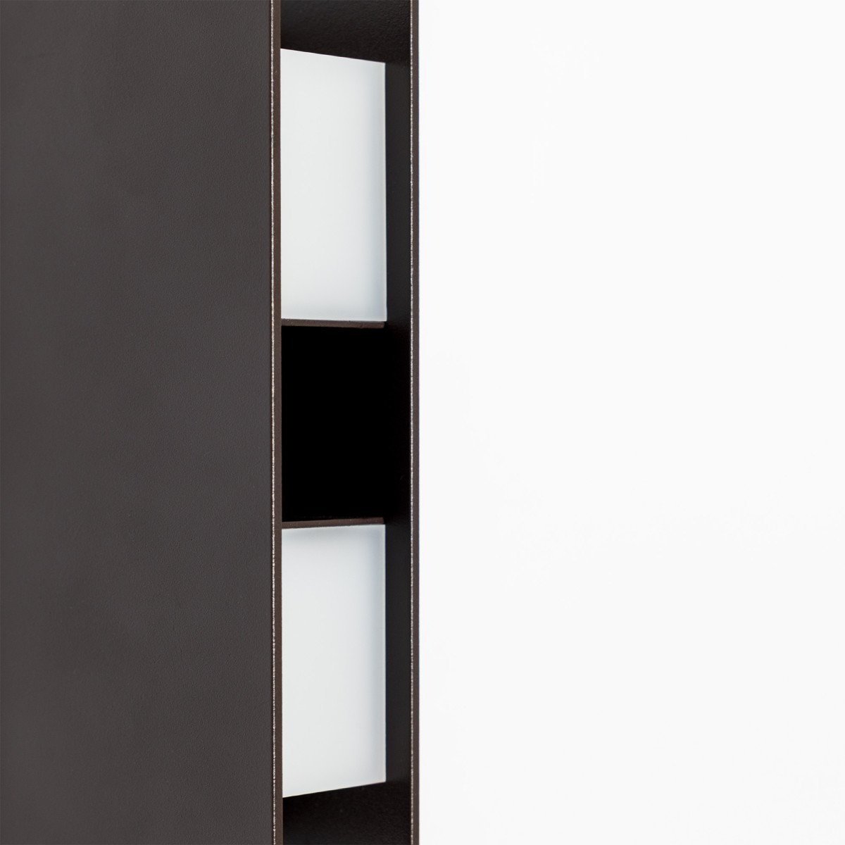 Außenleuchte Forms Wandleuchte Schwarzbraun modern