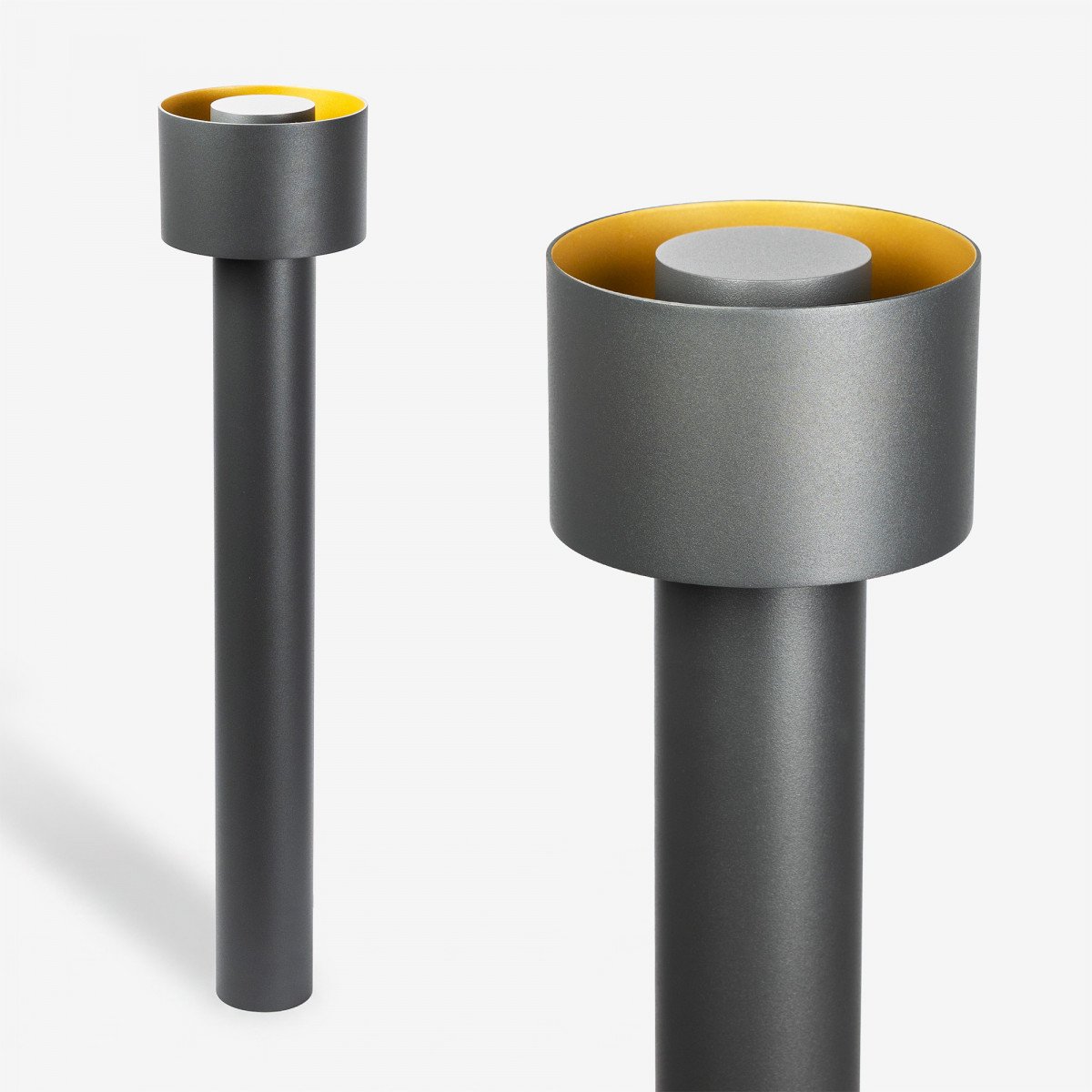 außenlampe leeds gartenlampe Anthrazit aluminium modern