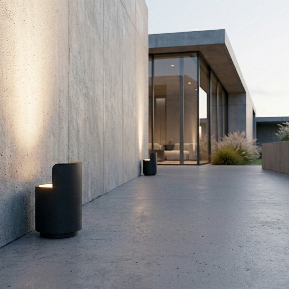 außenlampe spot on bodenspot anthrazit modern