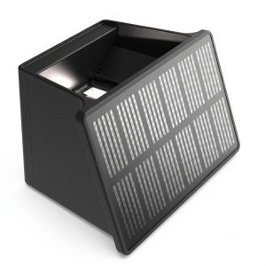 Außenleuchte Mitch Solar Wandleuchte Schwarz Modern