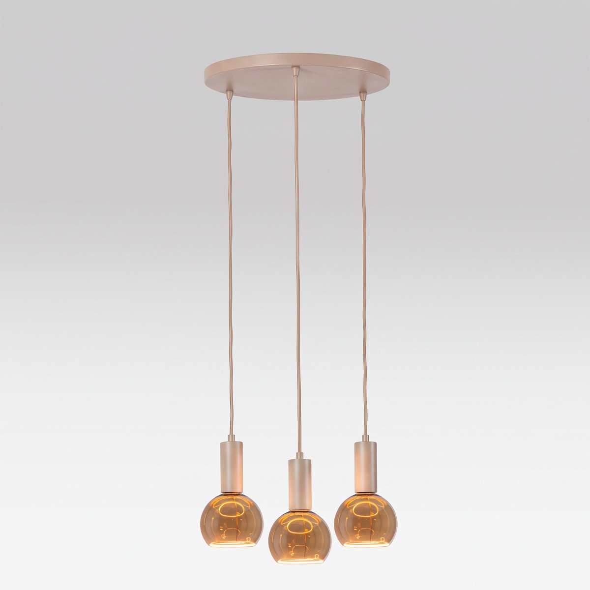 Innenbeleuchtung Dari 3-flammige Pendelleuchte Sand modern