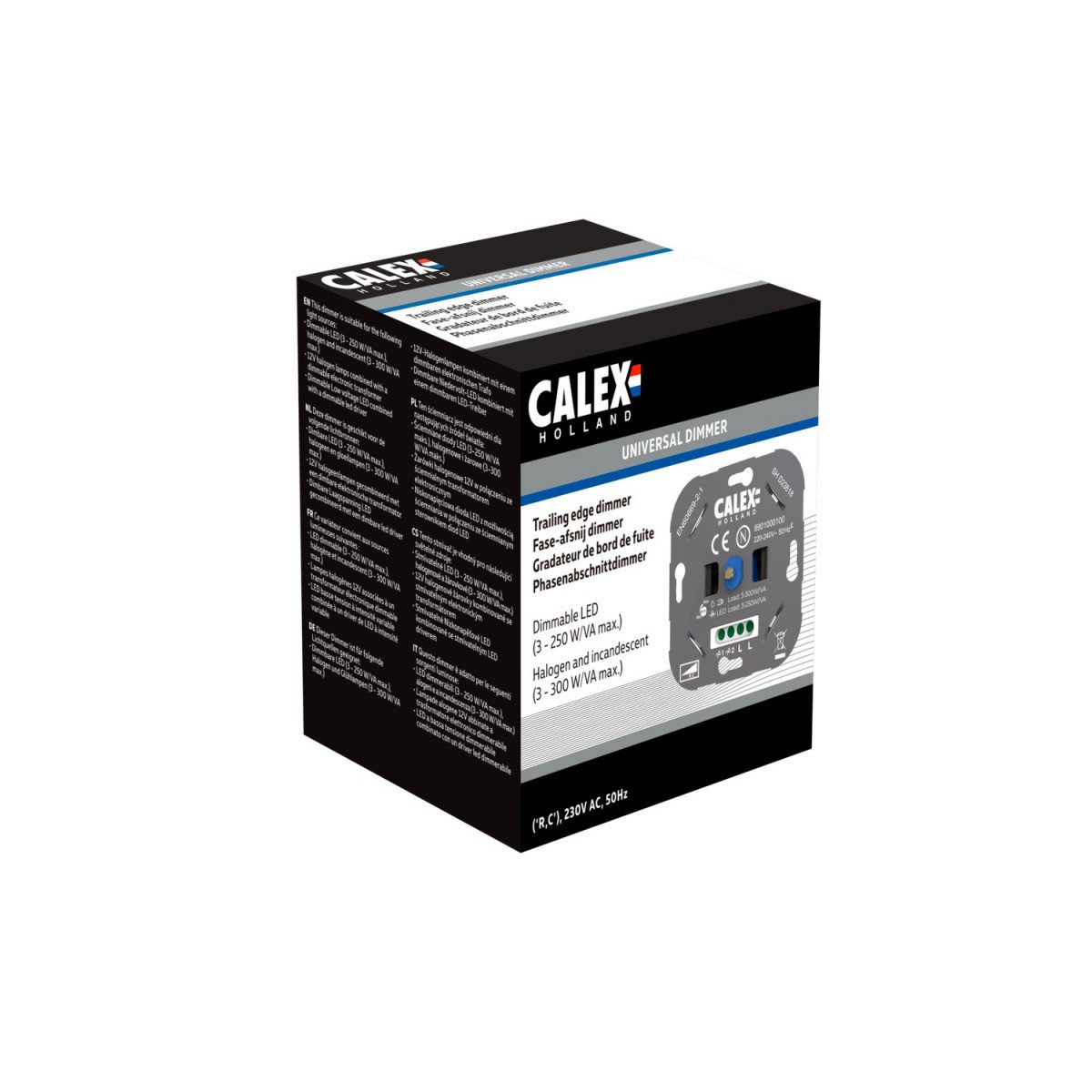 Calex LED-Wandeinbau-Dimmer max 250W 220-240V