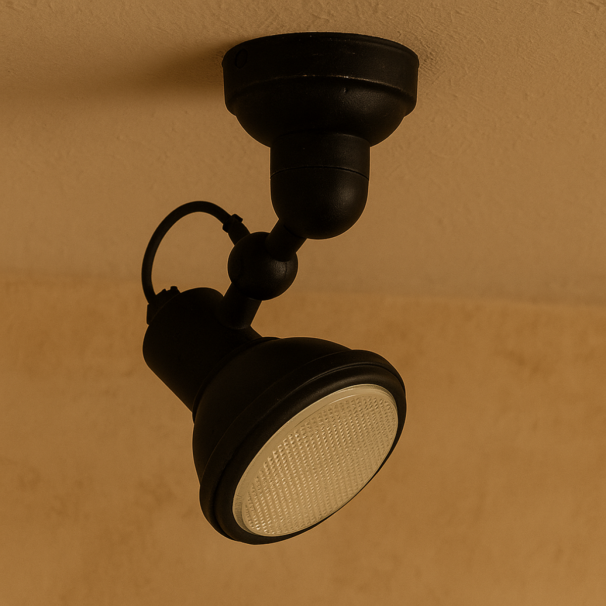 Nostaluce Decken- und Wandleuchte Memphis Antique Black spot | Nostalux.de