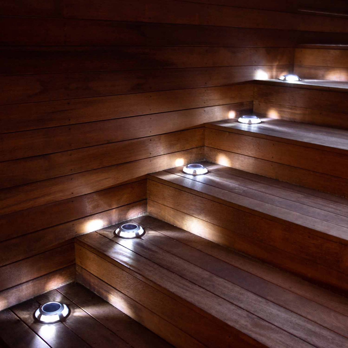 Solar LED Decklight Schwarz