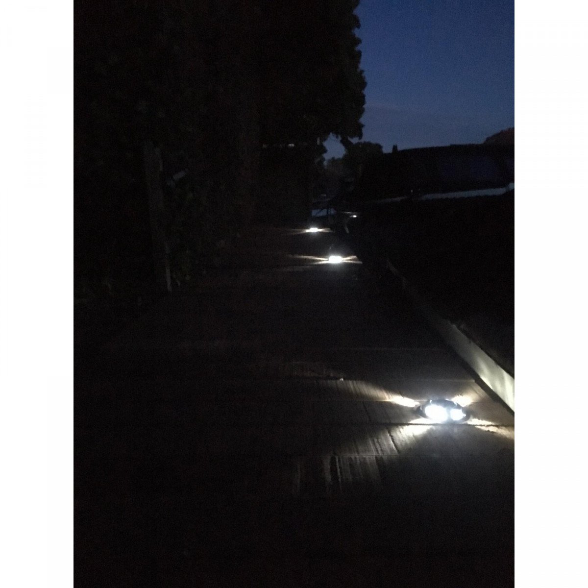 6er Set Solar Decklight Schwarz