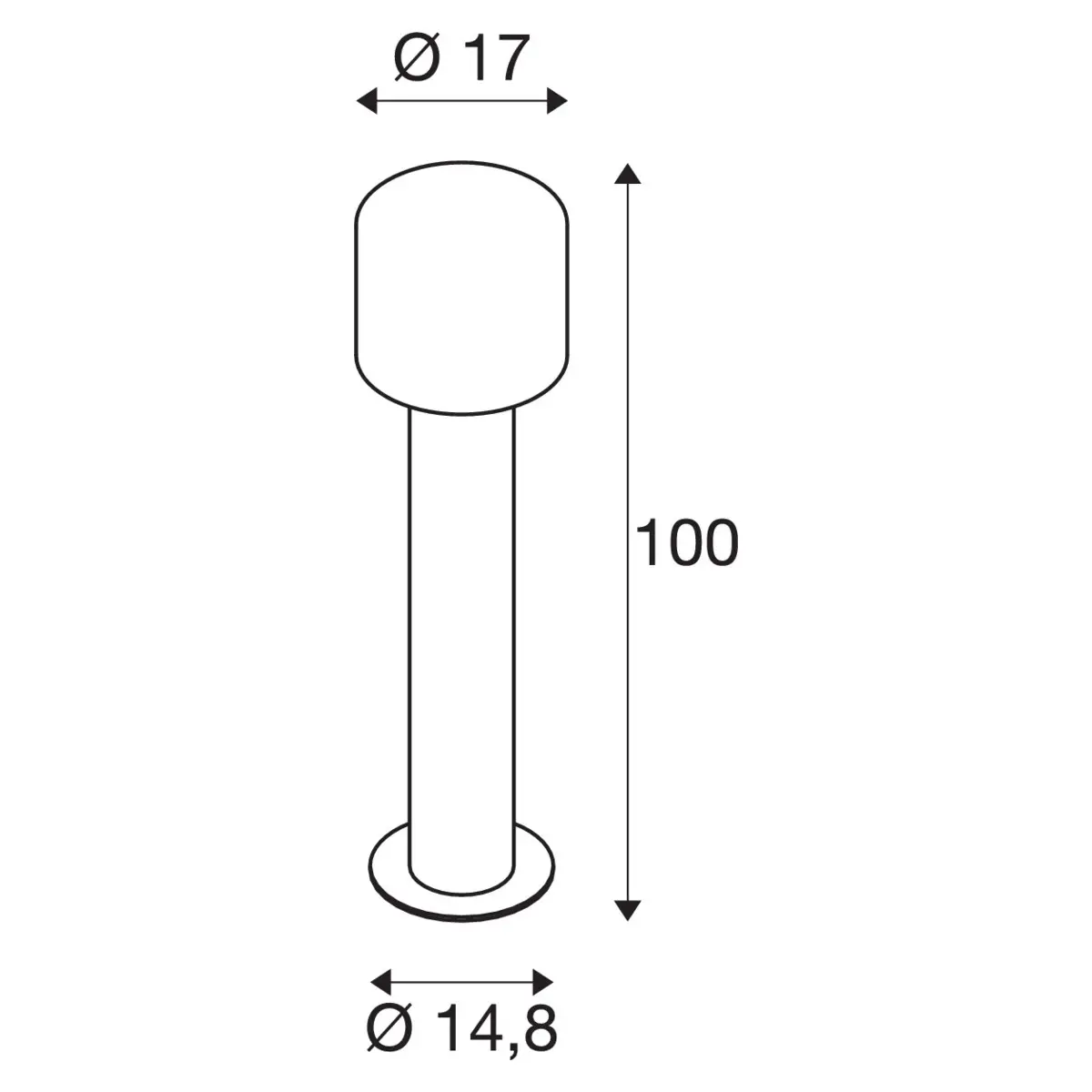 Ovalisk, 100cm, Laterne, Leuchte, Beleuchtung, Garten, Terasse, Terassenbeleuchtung, Gartenbeleuchtung, Außenbeleuchtung, 