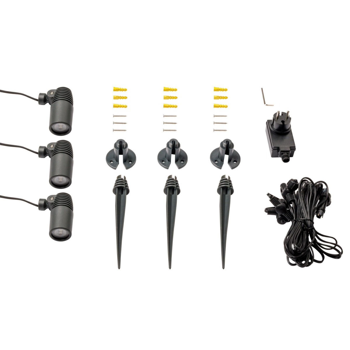 12 Volt Strahler Alder von KS Beleuchtung in der Farbe Anthrazit 