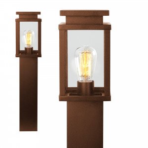 Jersey Gartenlampe Corten 60cm mit LED Jersey Gartenlampe Corten 60cm mit LED