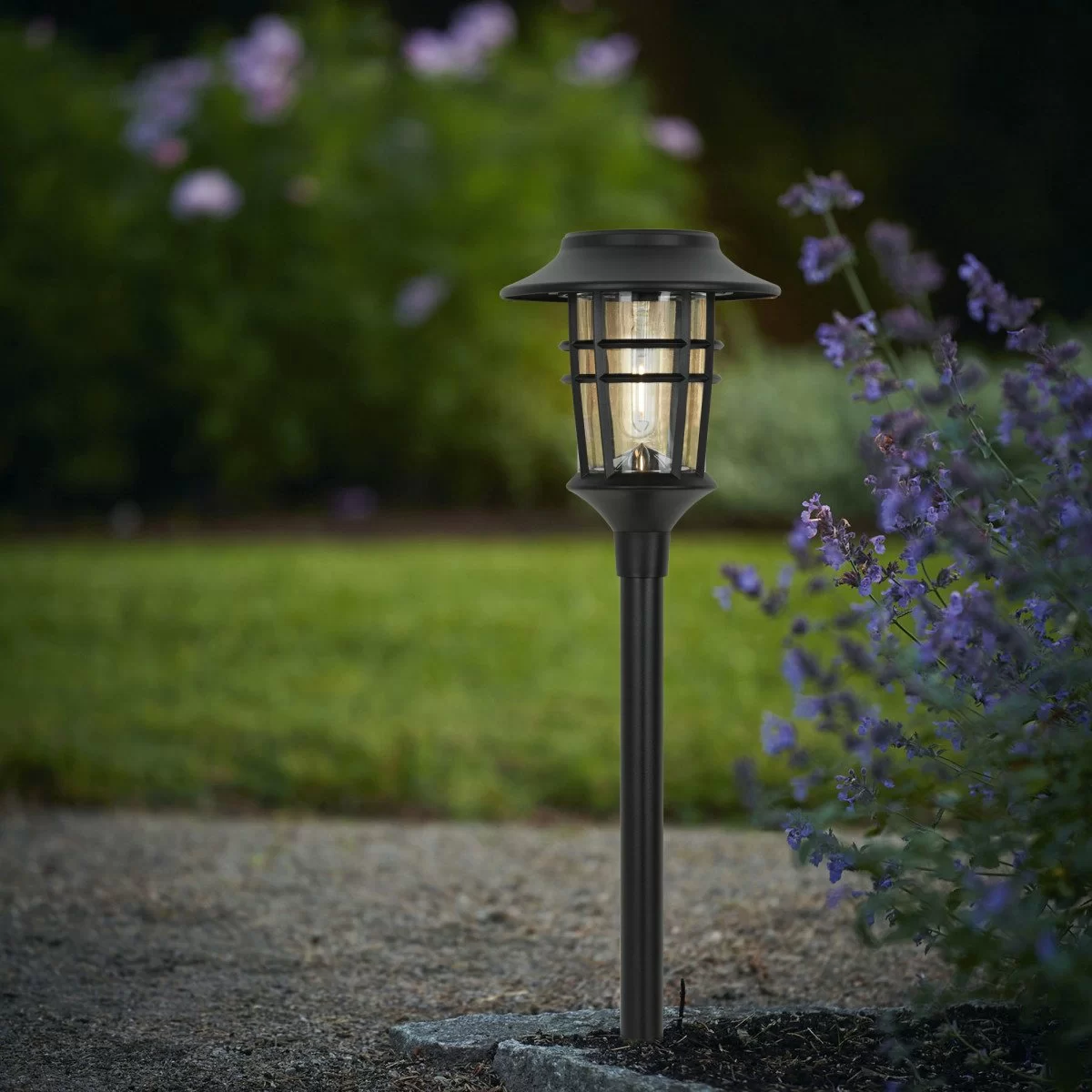 Set 2 Solar Fackel Del Sol - Außenbeleuchtung - Gartenbeleuchtung ohne Strom - Solar LED