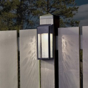 LED Solar Wandlampe Schwarz Solario LED Solar Wandlampe Schwarz Solario