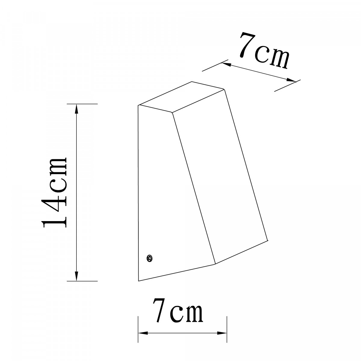 Downlighter S Verzinkter Stahl GU10