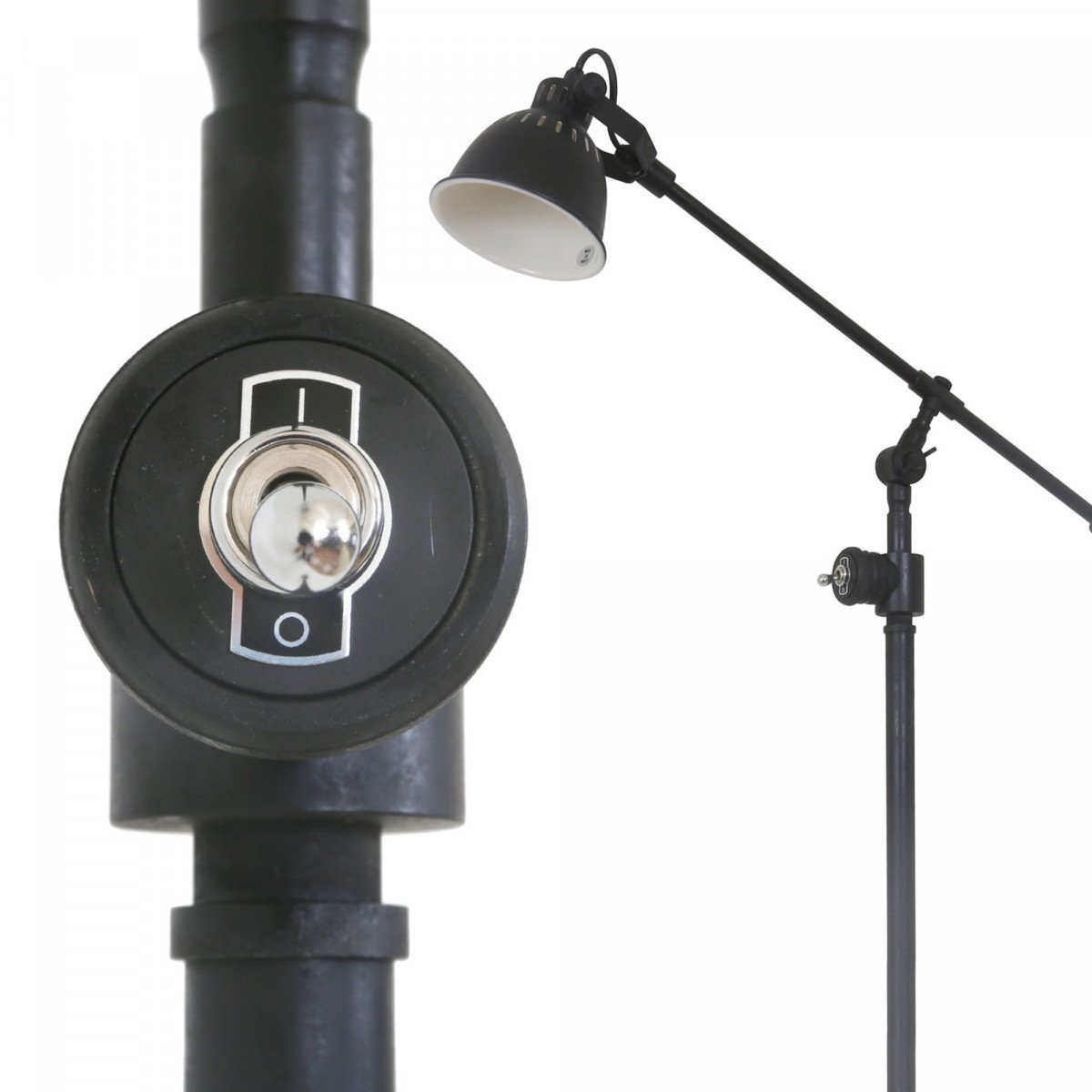 Industrial Stehlampe Archer Antik-Kupfer
