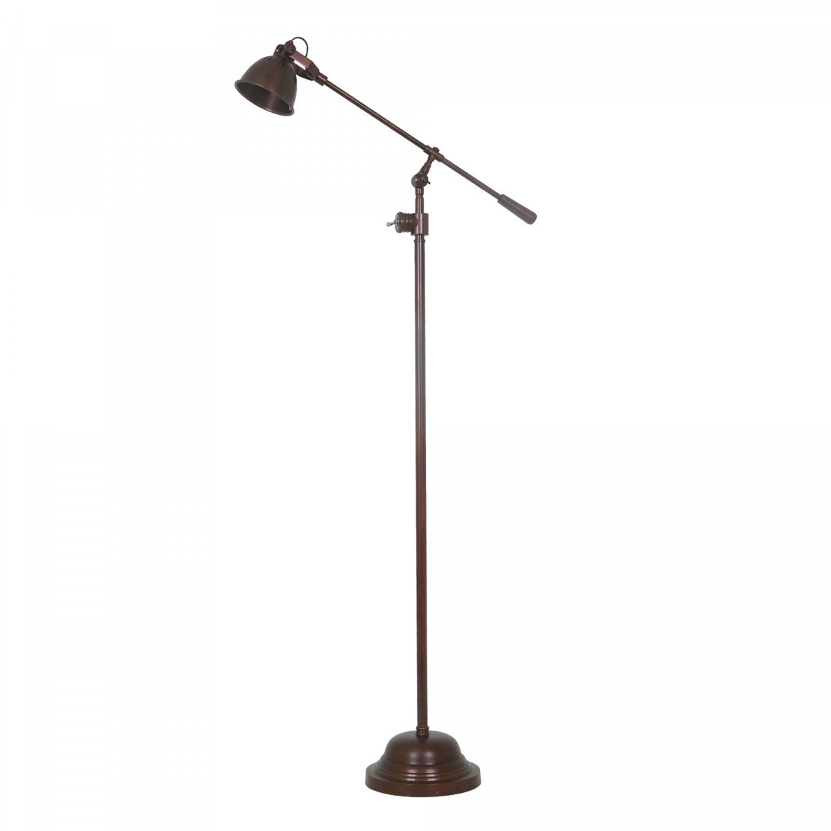 Industrial Stehlampe Archer Antik-Kupfer