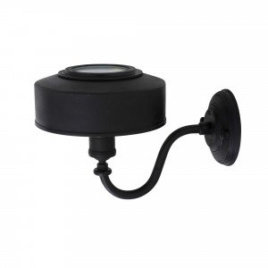Wandleuchte antik schwarz Antibes