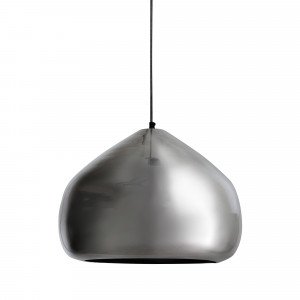 Alu Shiny Drop Hängeleuchte Silber Aluminium Ø28 cm E27 modern