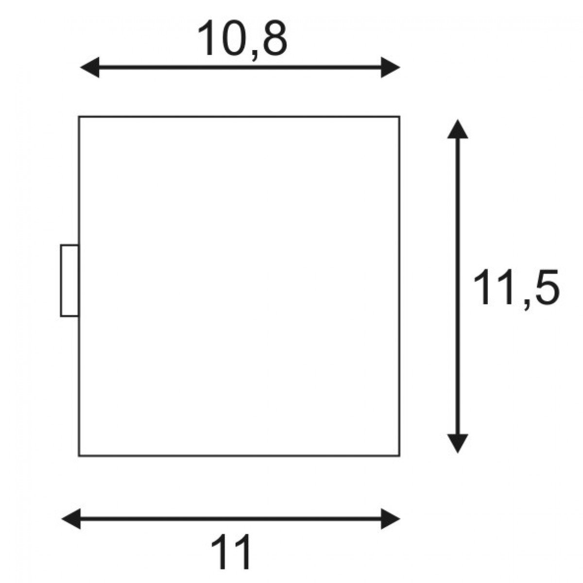 Sitra Cube Anthrazit 2xgx53