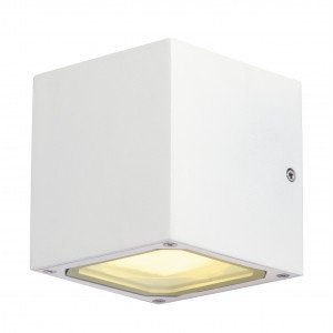 Außenlampe Sitra Cube Weiß 2xgx53