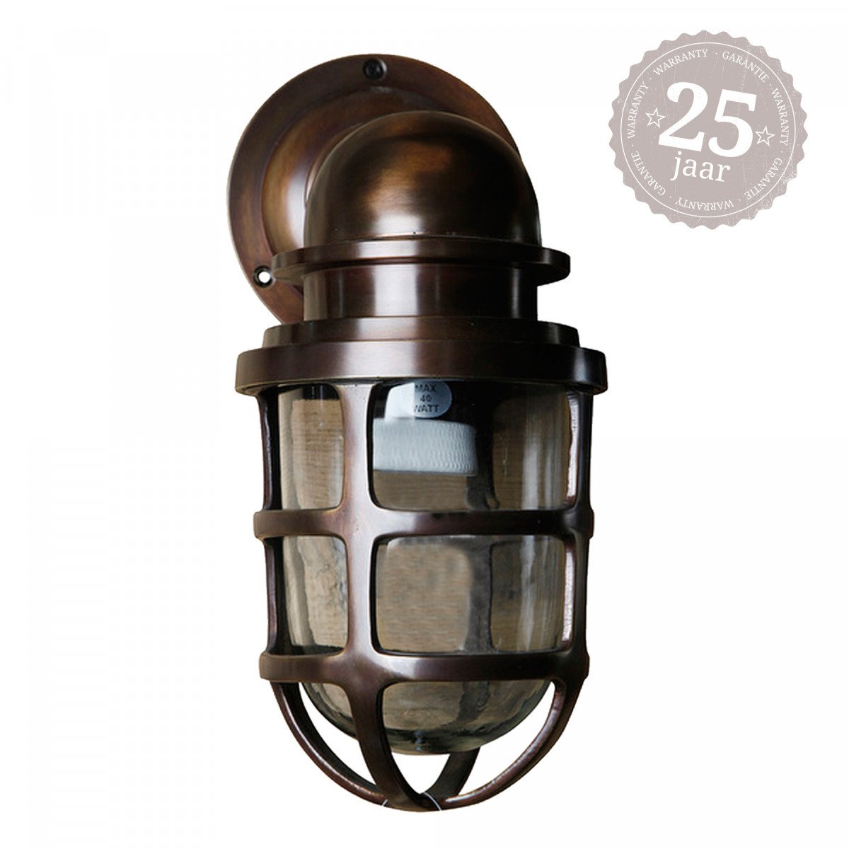 Maritime Wandleuchte Brooklyn Bronze