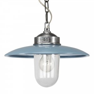 Retro Pendelleuchte Solingen Retro Blau