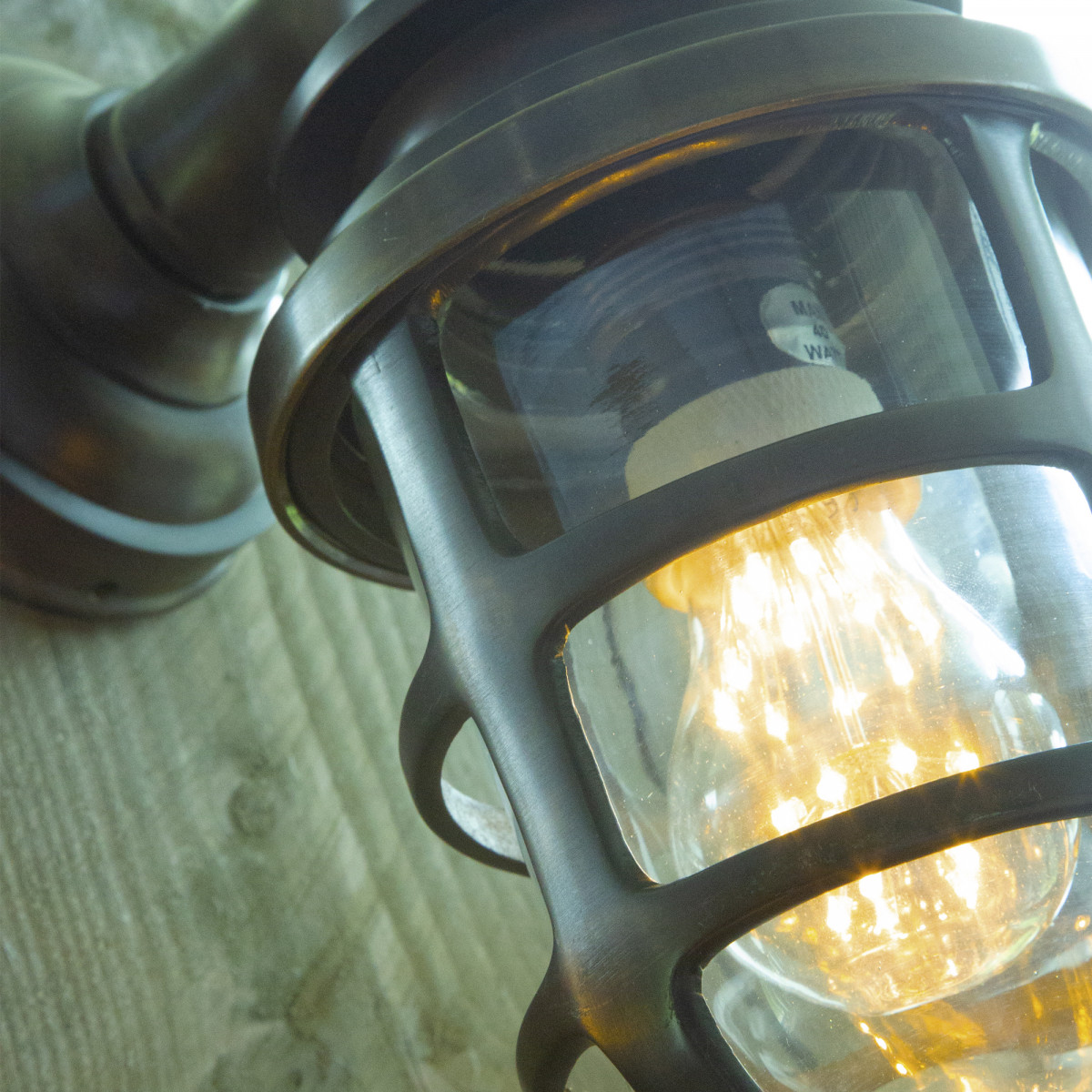 Maritime Wandleuchte Brooklyn Bronze